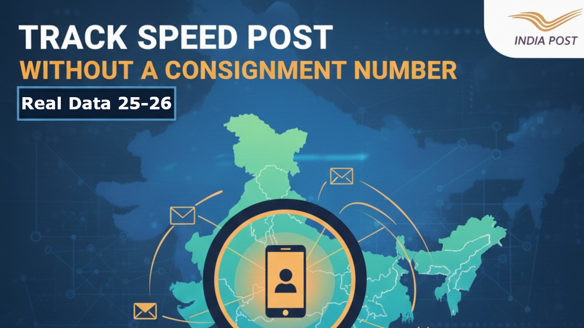 This is How You Can Track Speed Post Without a Consignment Number (2026 Guide)