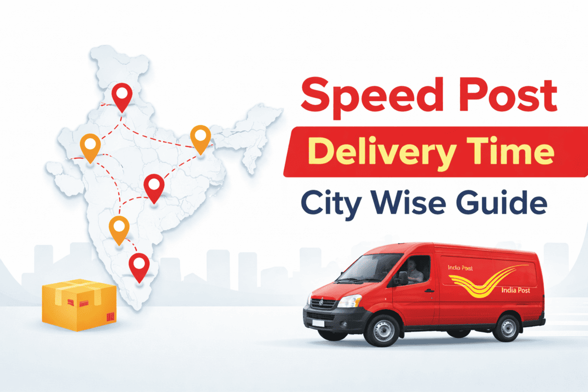 City-Wise Speed Post Delivery Time in India (100+ City Delivery Estimates)