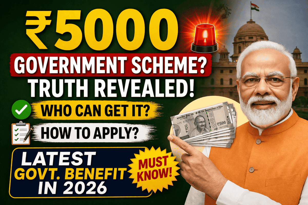 ₹5000 Direct Benefit Scheme? What Government Is Actually Giving in 2026